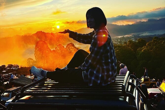Amazing Mount Batur Jeep Sunrise and Black lava - After sunrise: black lava and black sand up close