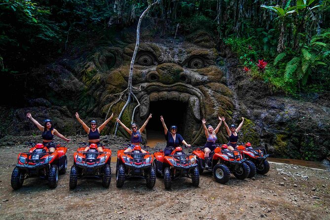 Bali ATV Quad Bike Adventure with Gorilla Cave Pass By Waterfall - ATV Trails, Tunnels, and Waterfall Stops: The Adventure Part