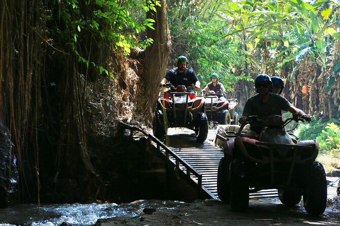 Bali ATV Ride Ubud Waterfall, Ricefield,River,Barong Cave, Lunch - Meeting point and pickup from the area (Denpasar to Ubud)