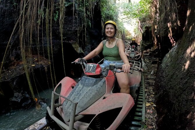 Bali ATV Ride Ubud Waterfall, Ricefield,River,Barong Cave, Lunch - Safety, gear, and the guide dynamic