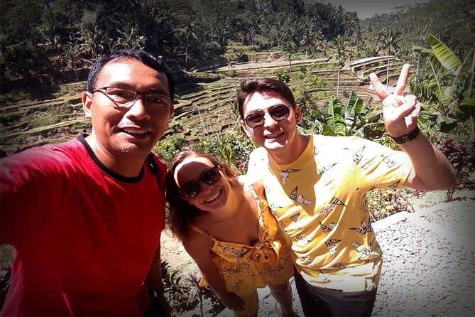Bali Day Trip: Ubud Temples & Hidden Waterfalls - Tibumana Waterfall: earning the view on a bamboo-bridge walk