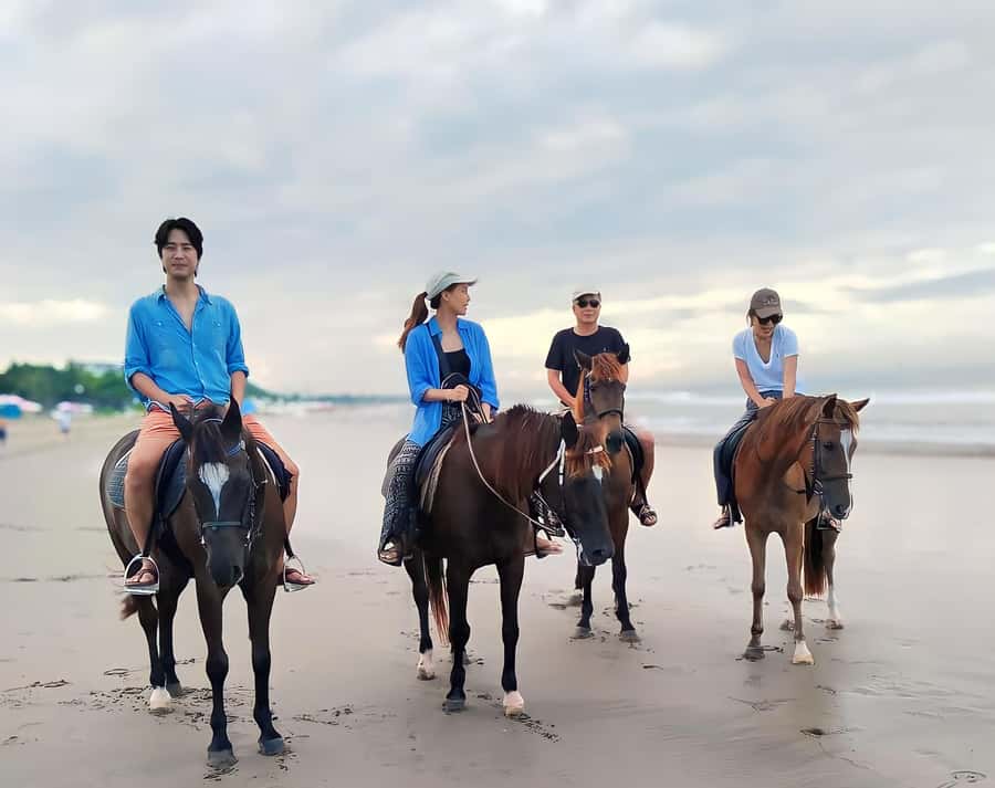 Bali: Horse Riding Tour on Seminyak Beach Include Transport - The “surfing” stop: what it likely means and what to confirm