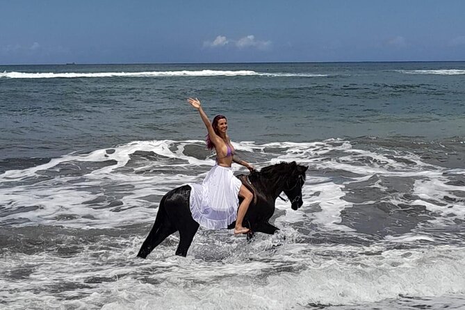 Bali Horse Riding Trot & Canter Saba Beach with Local Temple - Key highlights to know before you go