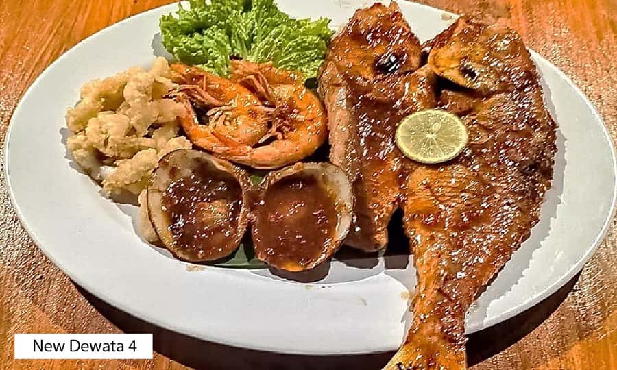 Bali: Jimbaran New Dewata Cafe Seafood Meal with Drinks - Where You Go: New Dewata Cafe on Jalan Pantai Kedonganan