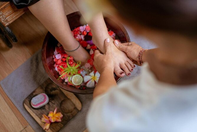 Bali Luxury Spa package Massage, Flower bath 2hour - Thalaso Foot Wash: the Reset You Feel in Minutes