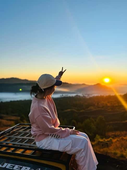 Bali: Mount Batur Sunrise Jeep Tour with Optional Activities - From sunrise viewpoint to black lava fields