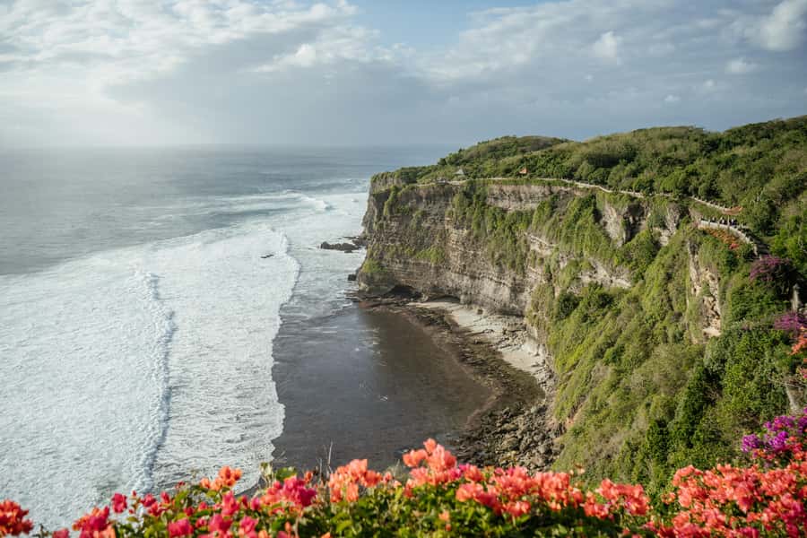 Bali: Padang Beach, Uluwatu Kecak Fire Dance, & Suluban Tour - Suluban Beach and the sea caves: dramatic but no swimming