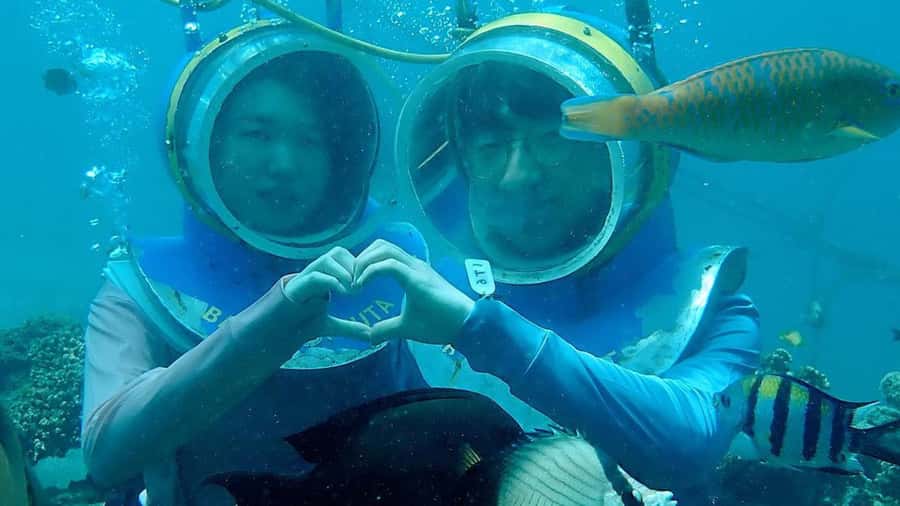 Bali: Sea Walk, Solo Jetski and Parasailing with Pickup - Sea Walk: Breathing Underwater and Strolling the Reef in Your Helmet