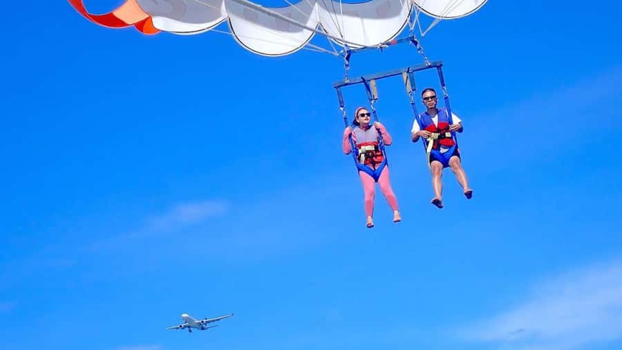 Bali: Sea Walk, Solo Jetski and Parasailing with Pickup - Parasailing Over the Coastline: Aerial Views Without the Planning