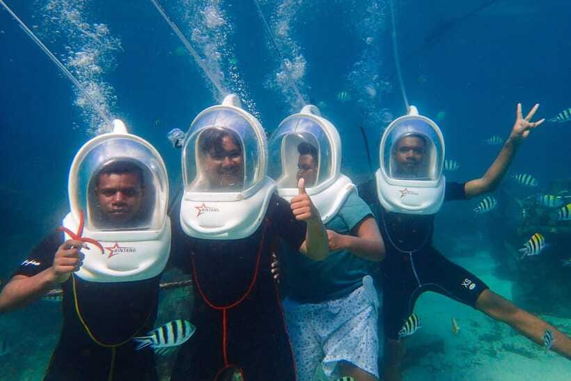 Bali: Sea Walker Water Sport Experience with Hotel Transfer - The 30-minute seabed walk: what it feels like in practice