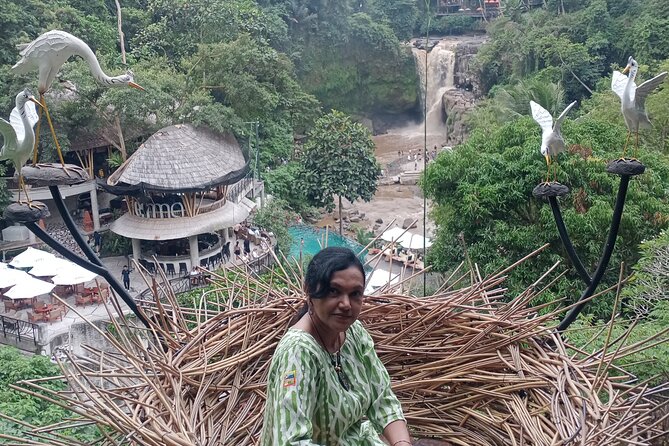 Bali Ubud Driver - Stop 3: Tegenungan Waterfall for soaking time and photo rock