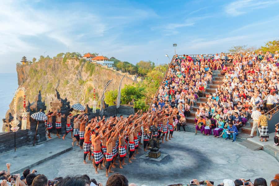 Bali: Uluwatu Kecak and Fire Dance Show Entry Ticket - Sunset Is the Real Headliner at Uluwatu
