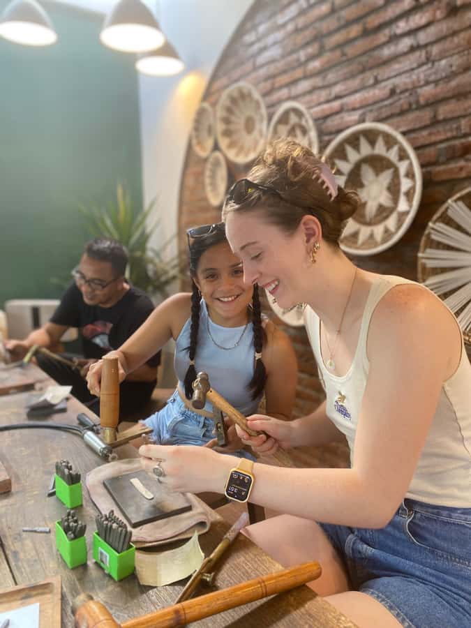 Bali: Uluwatu Silver Jewelry Making Workshop with Creation - Entering the Uluwatu Silver Class at Rolling Fork Restaurant