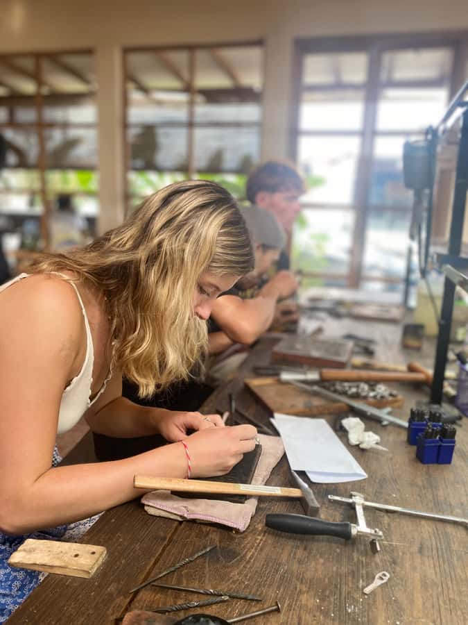 Bali: Uluwatu Silver Jewelry Making Workshop with Creation - Tools and techniques you’ll actually touch: saws, files, stamps, and hammer rhythm