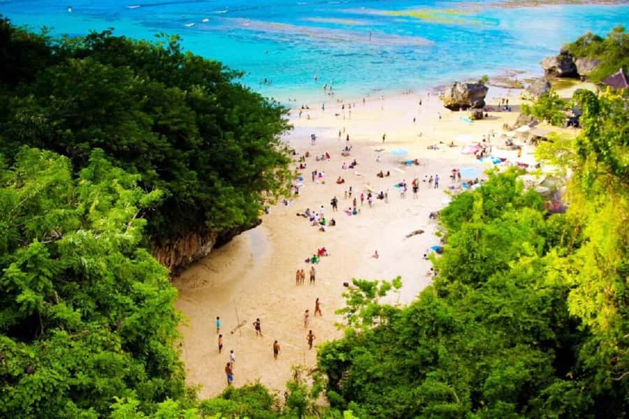Bali: Water Sports Adventure & Secret Beaches Tour - Padang Padang Beach: a peaceful swim finish
