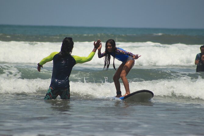 Group surf lesson by Malu Surf Bali - Instructor-led patience is the difference between tries and progress