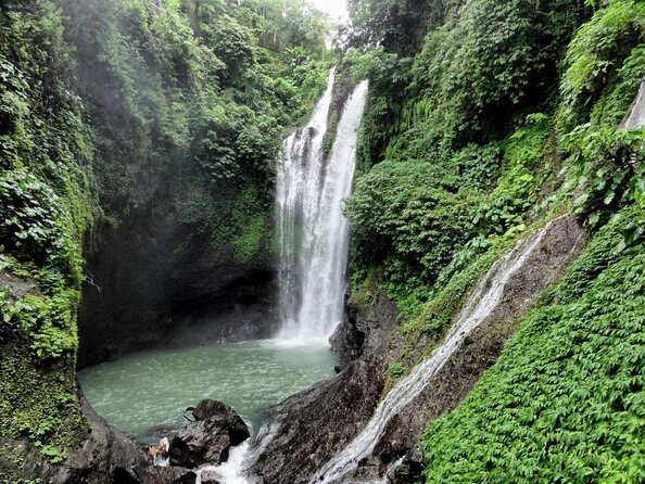 Jumping Sliding at Aling- aling Waterfall - Wanagiri Hidden Hill - Handara Gate - Aling-Aling Waterfall: a scenic intro near Kroya