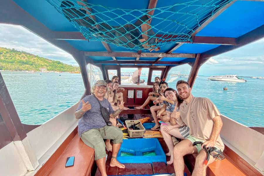 Lombok: Private Snorkeling,Gili Trawangan,Gili Meno,Gili Air - Malimbu Hills photo stop and the ride to Teluk Nara Port Harbour