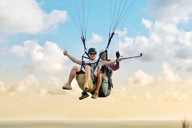 Paragliding Bali Nusa Dua cliff with Free Photo/Videos - The 15-Minute Tandem Flight: What You’ll Do and What the Pilot Does