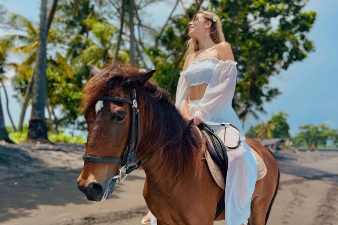 Private Bali Horse riding at saba beach - What happens on the beach: your 1-hour ride, step by step