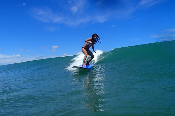 Private Beginner 1 on 1 Surf Lesson at Kuta Beach - In-Water Surfing on Easy Waves: Learn Without Being Pulled Too Far
