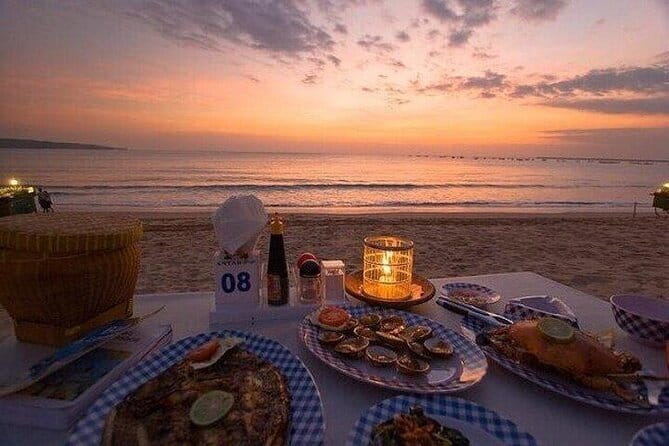 Romantic Seafood Dinner at Jimbaran Beach Bali include Sunset - Key points at a glance
