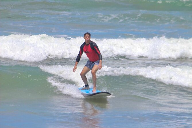 Surfing Activity with Beginner and Intermediate Lesson - Beginner Surf Lesson: Foam Waves, Ocean Safety, and Stand-Up Skills