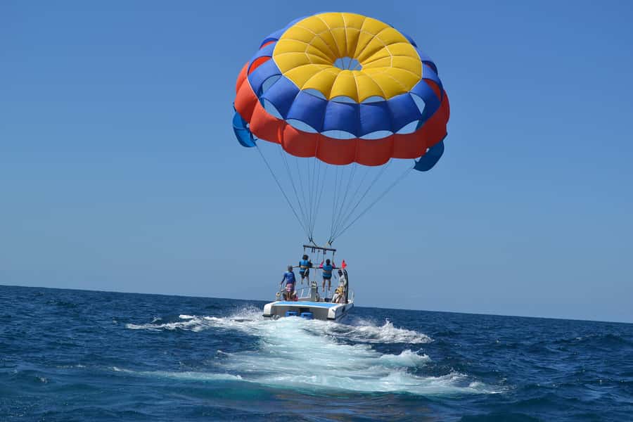 Triple Package Self Drive Jet Ski, Banana & Parasailing - Banana Boat Tow (15 Minutes): The Bumpy, Laughing Part