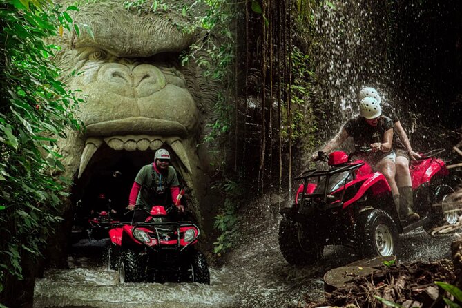 Ubud Bali ATV Quad Bike Legong Temple cave with Lunch and Pool - How this ATV and Ayung rafting combo fits into about 4 hours