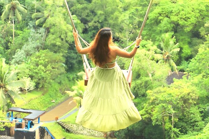 Ubud Tour with Jungle Swing and Waterfall Water Temple - Sacred Monkey Forest Sanctuary: See the Monkeys, Then Keep Your Cool