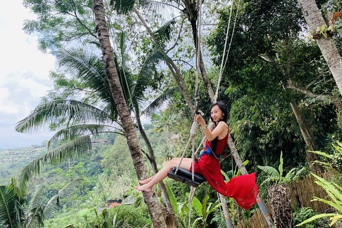 Ubud Water Temple Waterfall Terrace Swing Private Guided Tour - Sacred Monkey Forest: Temples, River Walks, and Monkey-Filled Photos