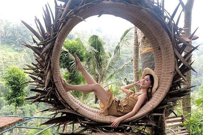 Ubud Water Temple Waterfall Terrace Swing Private Guided Tour - Tegalalang Rice Terraces and Lunch You’ll Pay For