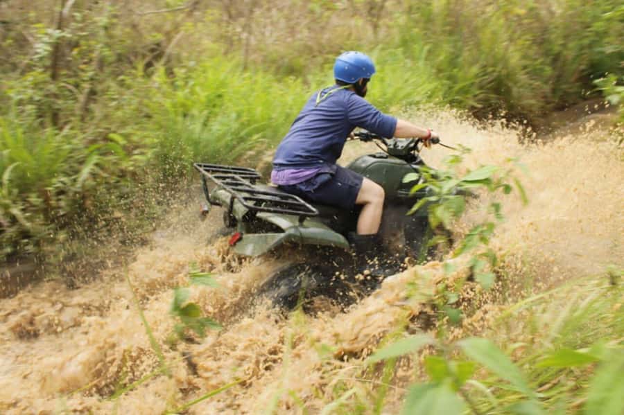 Uluwatu: Mud ATV Quad Bike Adventure Guided Tour - The ride itself: forest tracks, pace control, and the Hanoman–Rahwana tunnel