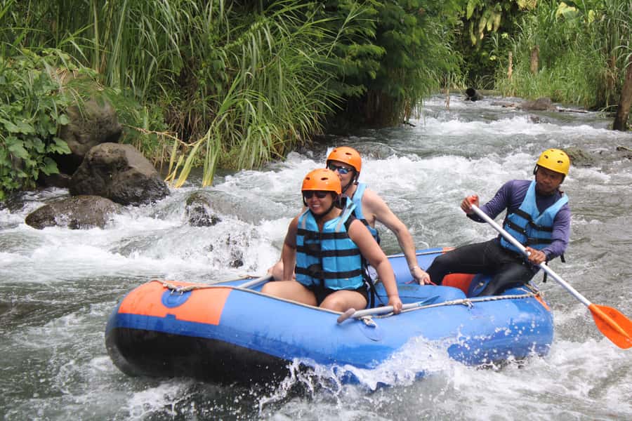 white water rafting telaga waja best of bali (no stairs) - Where you start (Rendang Village) and how the timing usually works